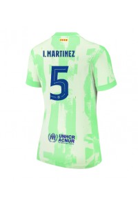 Barcelona Inigo Martinez #5 Voetbaltruitje 3e tenue Dames 2024-25 Korte Mouw